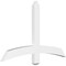 Ekena Millwork Bellingham Architectural Grade PVC Gable Bracket, 48"W x 30"H x 2"D x 4"F, 15/12 Pitch GBP048X30X0204BEL00 - alternate 1